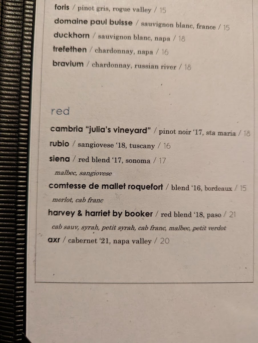 Menu - Wood & Water photo 3